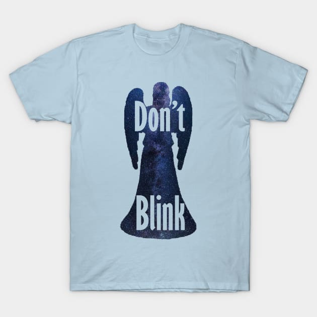 Weeping Angels - Don't Blink - Space T-Shirt by SOwenDesign